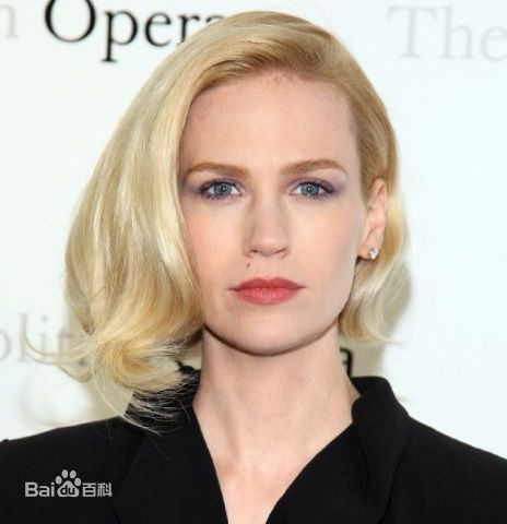 詹纽瑞·琼斯(January Kristen Jones)January Jones前后照片