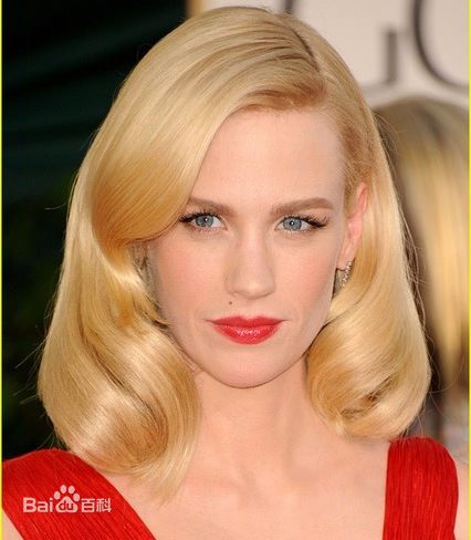 詹纽瑞·琼斯(January Kristen Jones)January Jones前后照片