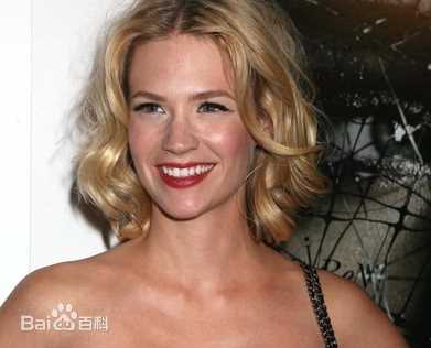 詹纽瑞·琼斯(January Kristen Jones)January Jones前后照片