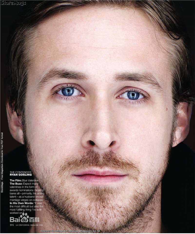 最全瑞恩·高斯林(Ryan Gosling)精彩图册