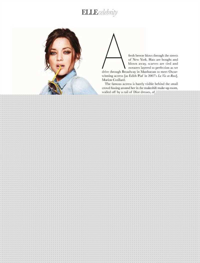 最新玛丽昂·歌迪亚(Marion Cotillard)精彩图册