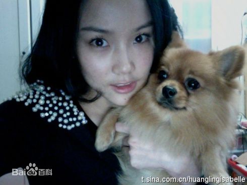 黄龄(Isabelle)素颜照生活照