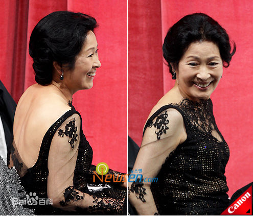 金惠子( /Hye-ja Kim)获奖领奖前后照片