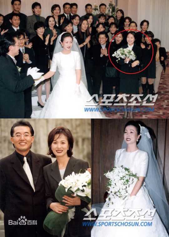 金美淑(，Kim Mi Sook)结婚照生活照