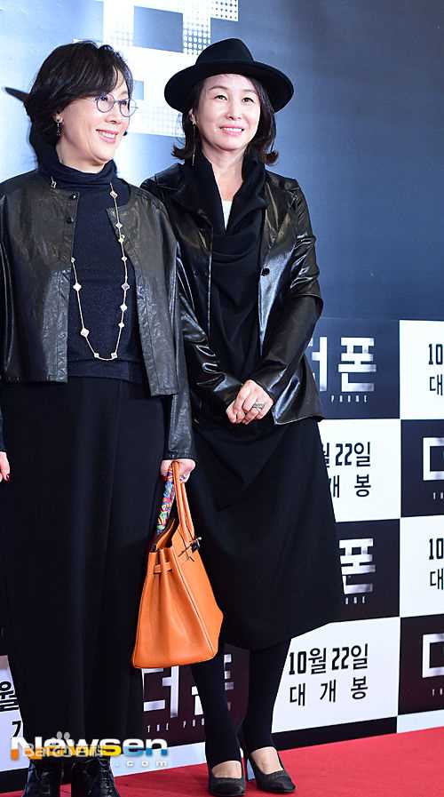 金美淑(，Kim Mi Sook)出席电影试映会前后照片