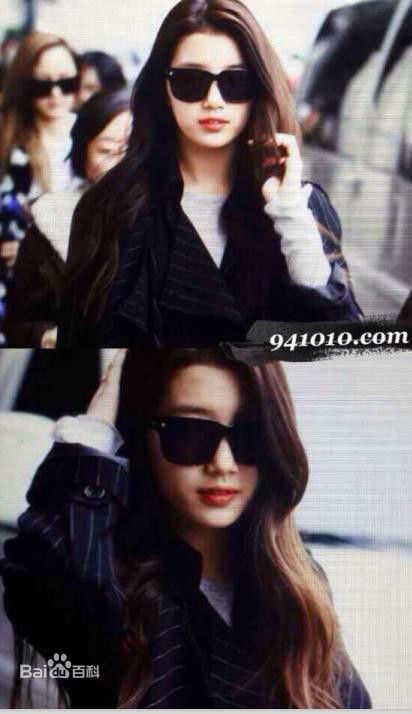 裴秀智((韩)、Suzy Bae(英)、Bae Sue Ji(罗马)、スジ(日))机场照前后照片