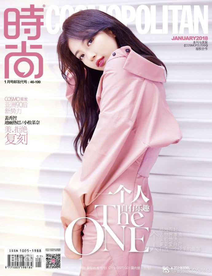 裴秀智((韩)、Suzy Bae(英)、Bae Sue Ji(罗马)、スジ(日))时尚Coopolitan(2018开年封)前后照片