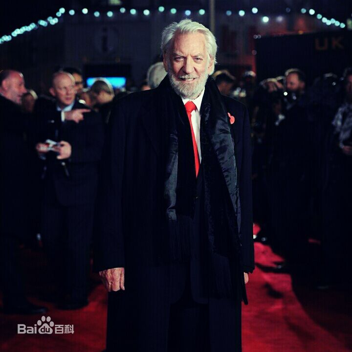 唐纳德·萨瑟兰(Donald Sutherland)生活照