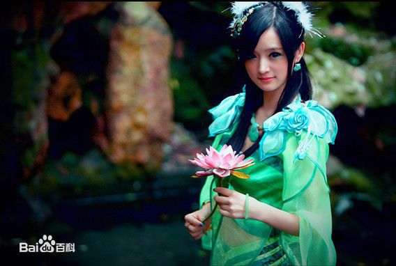 陈丹婷(Chen Dan Ting)cos作品素颜照壁纸