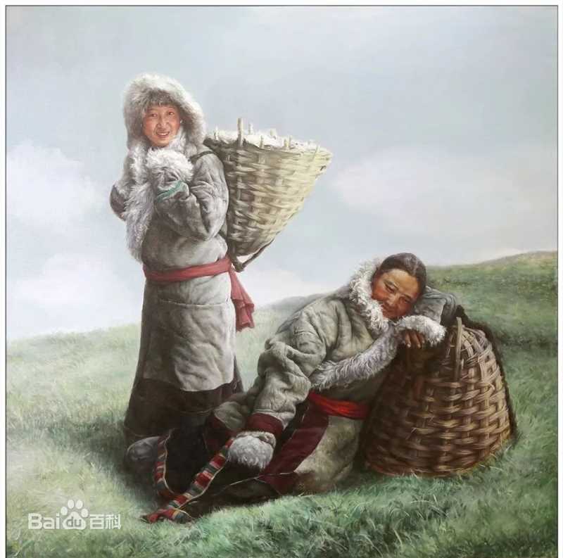 牛乐油画世界中的“中国情节”