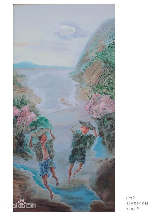 牛乐油画世界中的“中国情节”