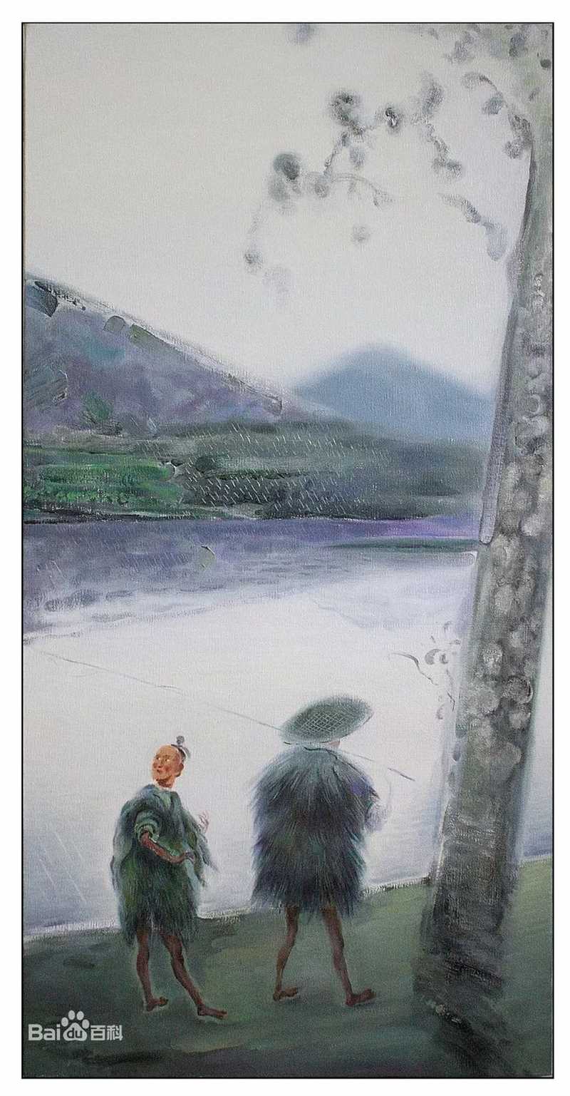 牛乐油画世界中的“中国情节”