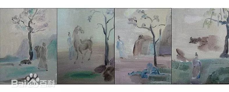 牛乐油画世界中的“中国情节”