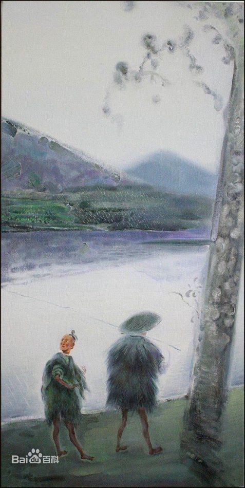 牛乐油画世界中的“中国情节”