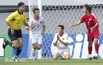 杨晨(Yang Chen)代表国家队参加2002韩日世界杯图片图集