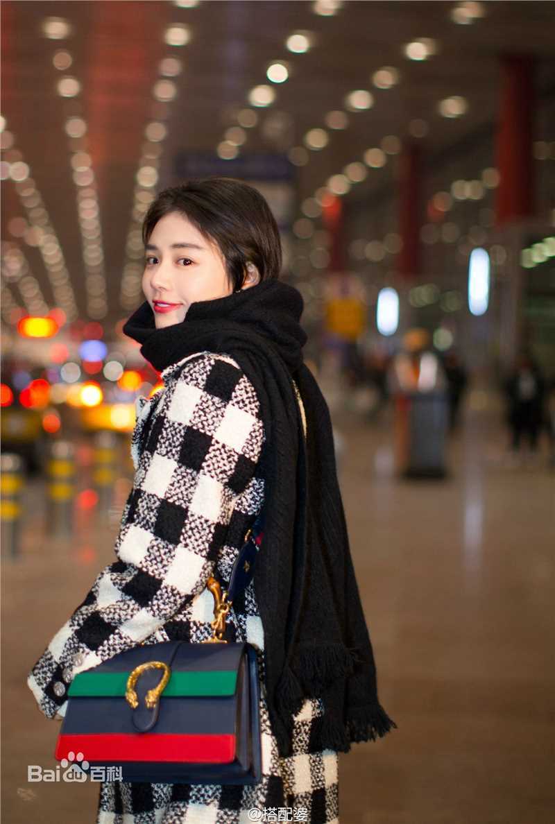 马思纯(Sandra)机场偶遇图片图集