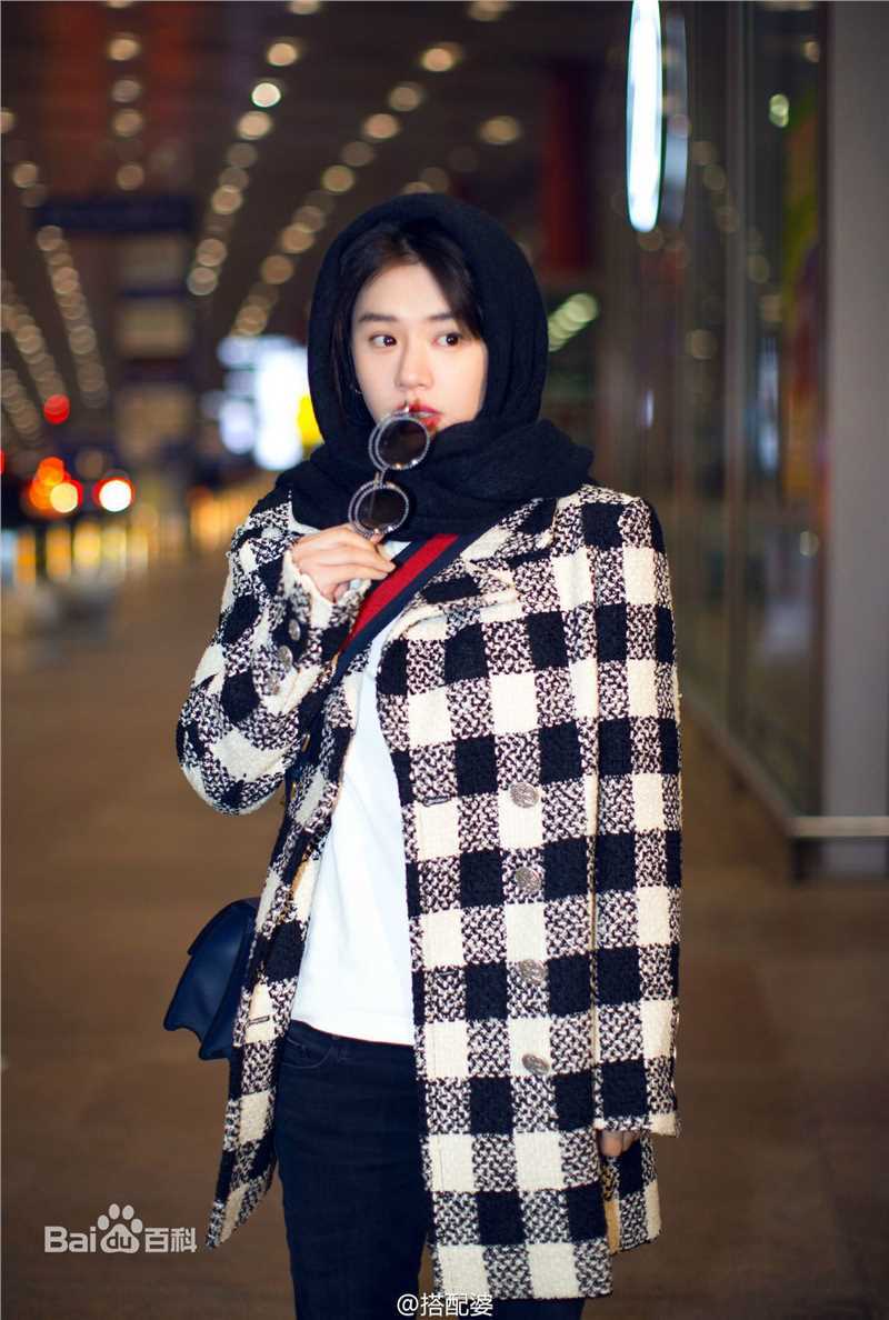 马思纯(Sandra)机场偶遇图片图集