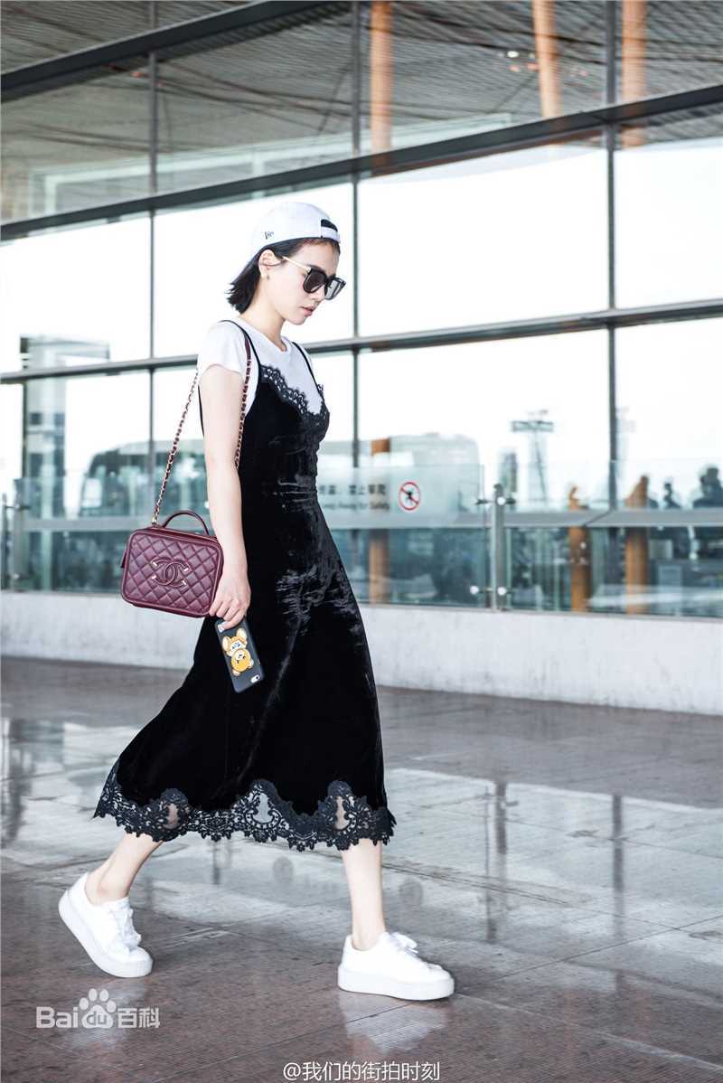 马思纯(Sandra)机场偶遇图片图集