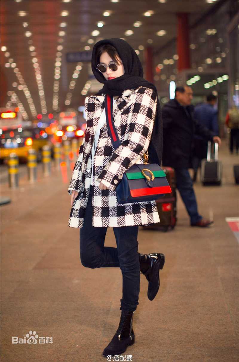 马思纯(Sandra)机场偶遇图片图集