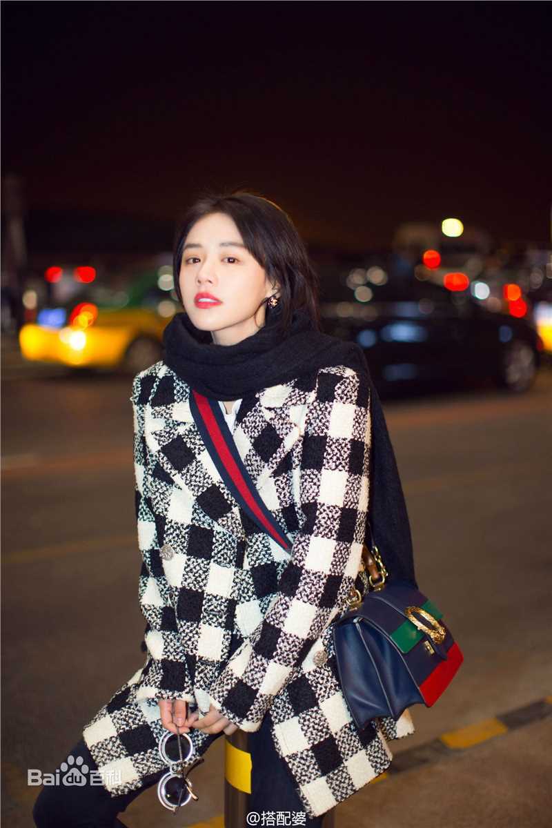 马思纯(Sandra)机场偶遇图片图集