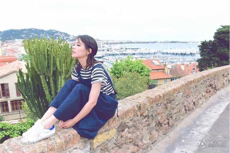 马思纯(Sandra)海边