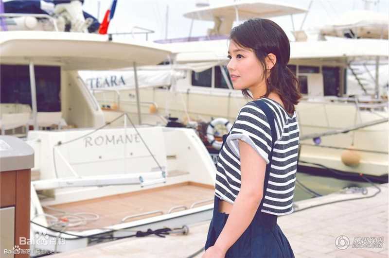 马思纯(Sandra)海边