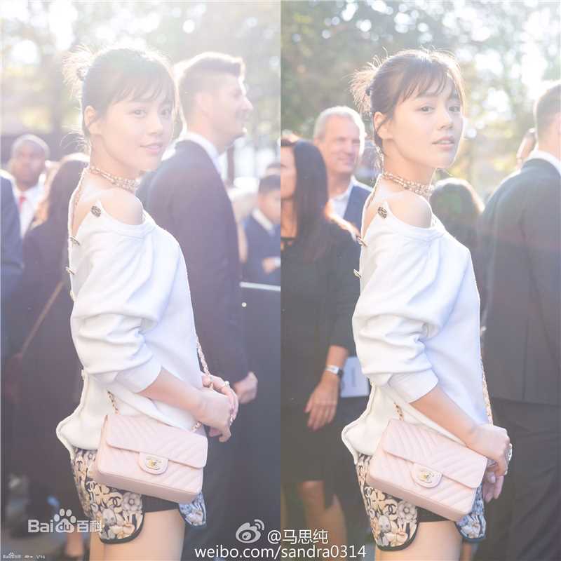 马思纯(Sandra)街拍印记素颜照相册