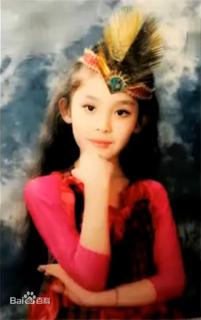 古力娜扎尔·拜合提亚尔(Gulinazhaer Baihetiyaer、Gulnazar)娜扎的童年时光素颜照相册