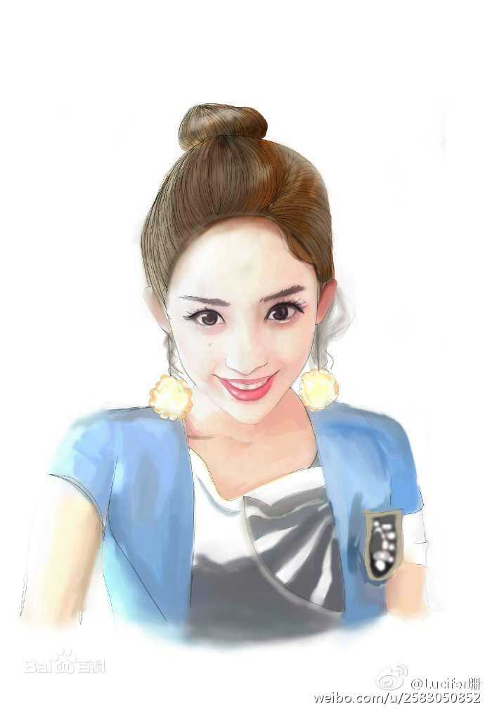 古力娜扎尔·拜合提亚尔(Gulinazhaer Baihetiyaer、Gulnazar)手绘生活照