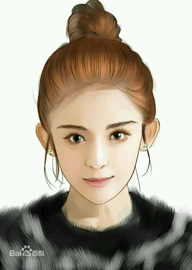 古力娜扎尔·拜合提亚尔(Gulinazhaer Baihetiyaer、Gulnazar)手绘生活照