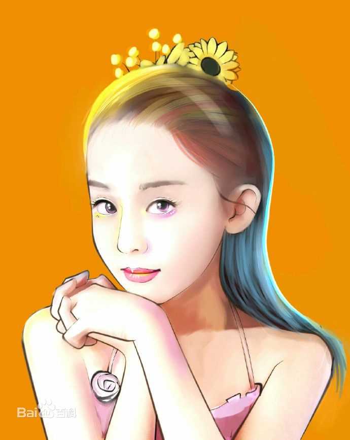 古力娜扎尔·拜合提亚尔(Gulinazhaer Baihetiyaer、Gulnazar)手绘生活照