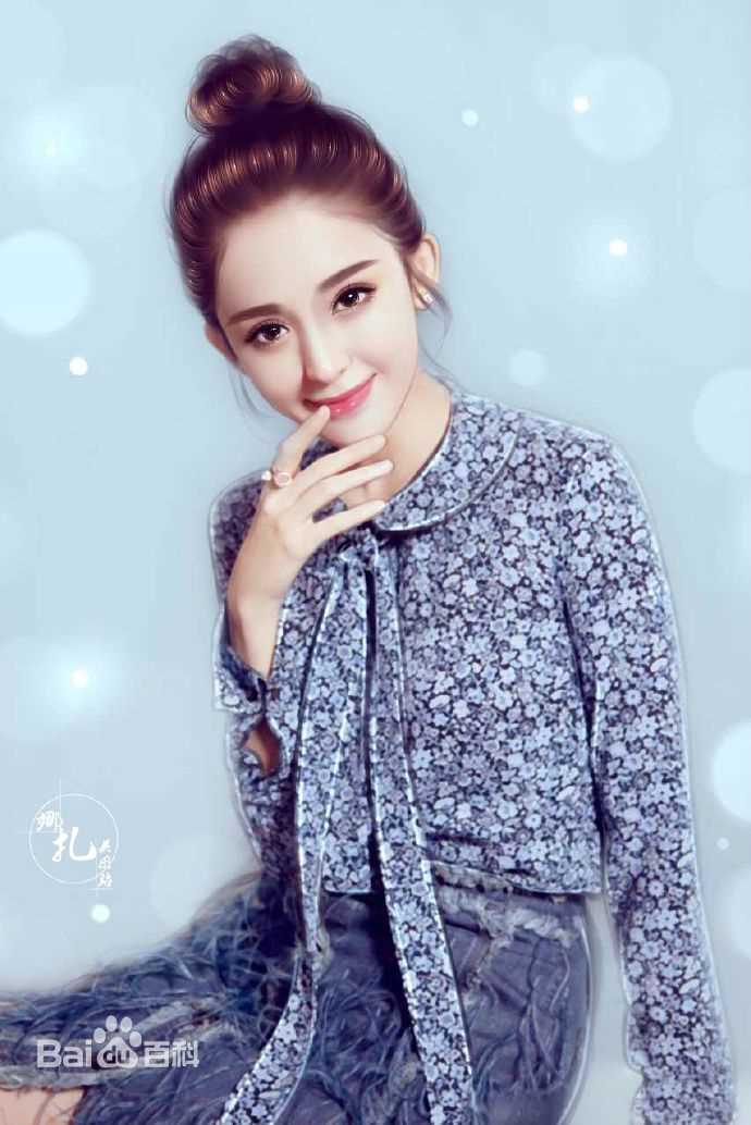 古力娜扎尔·拜合提亚尔(Gulinazhaer Baihetiyaer、Gulnazar)手绘生活照