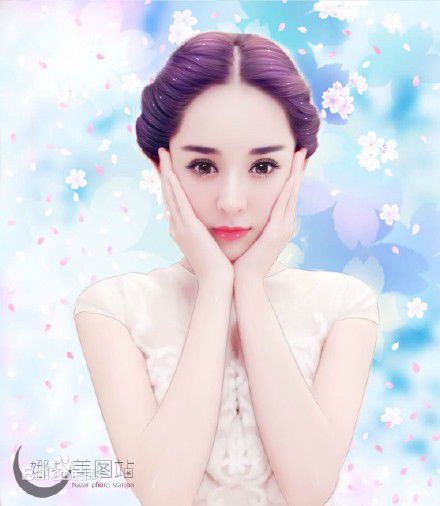 古力娜扎尔·拜合提亚尔(Gulinazhaer Baihetiyaer、Gulnazar)手绘生活照