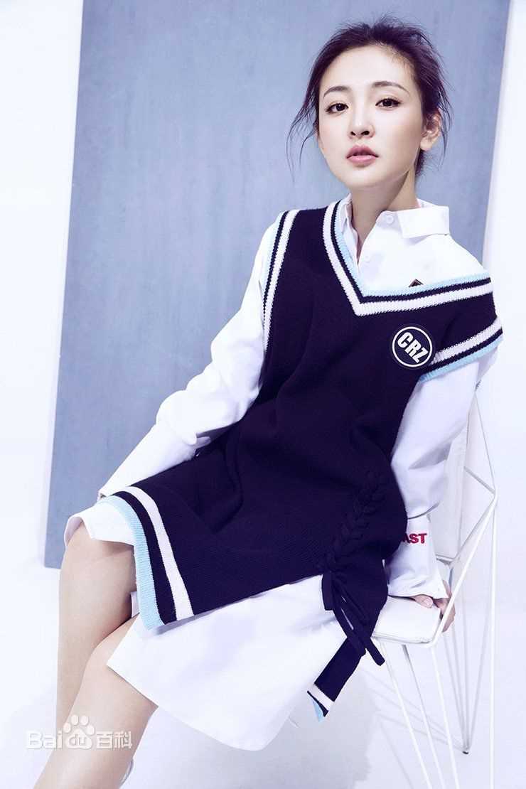 吴倩(Janice)演绎校园风前后照片