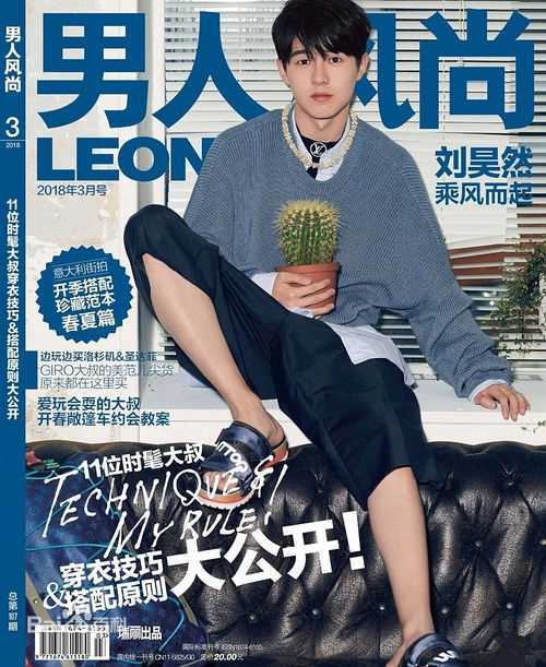 刘昊然男人风尚LEON生活照