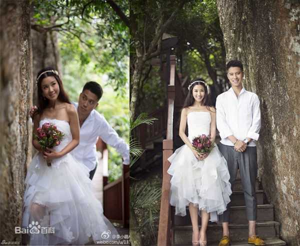 王雷(Wang Lei)和李小萌前后照片