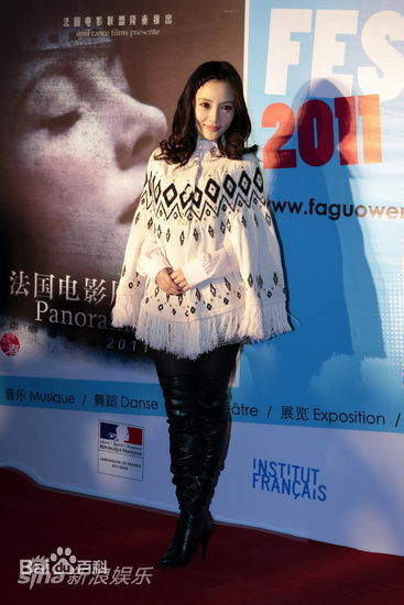 李小璐(Jacqueline Lulu Li/Li XiaoLu)第八届法国电影节开幕式素颜照相册