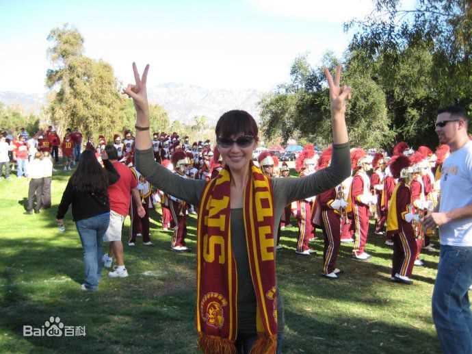 白羽(Yu Bai)在美国素颜照相册