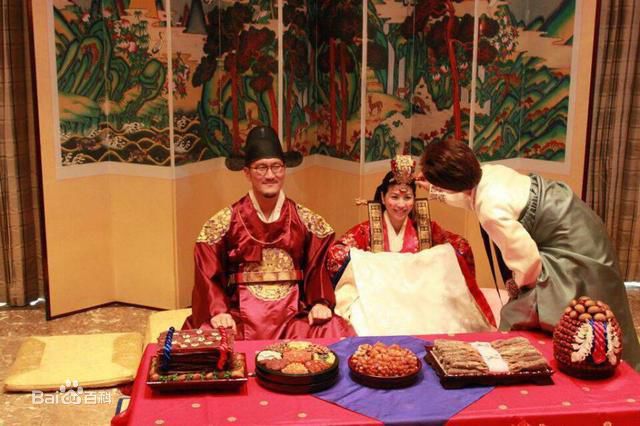 许茹芸(Valen Hsu)婚礼，韩式古礼壁纸壁纸