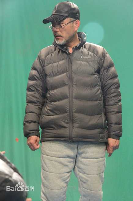 潘美如在电影《外星人》拍摄现场