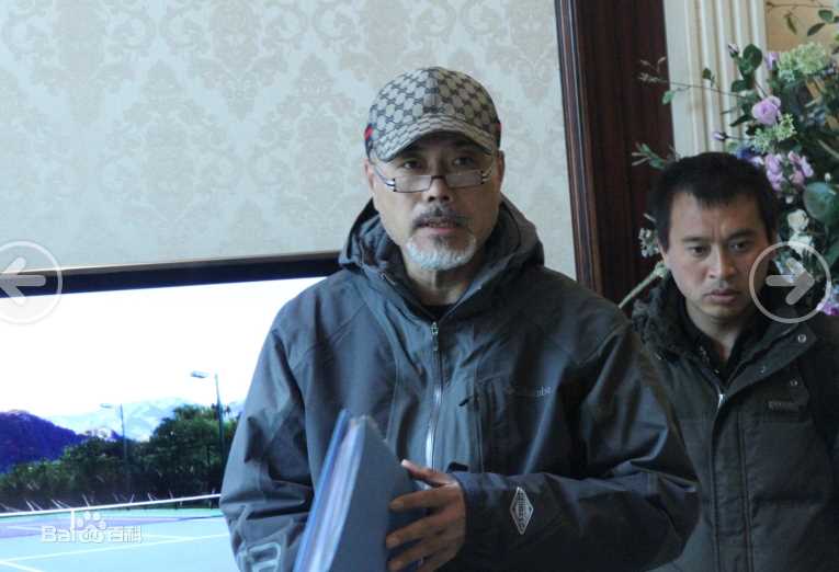 潘美如在电影《外星人》拍摄现场