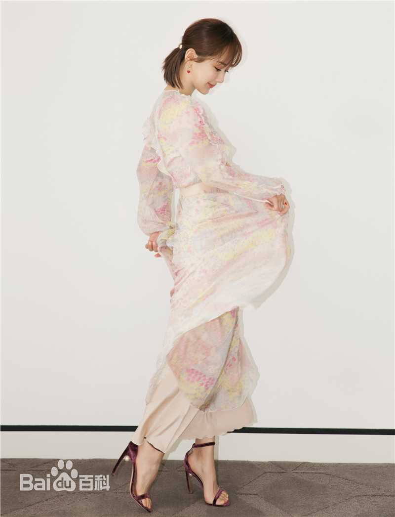 杨紫(Andy)2018腾讯娱乐素颜照相册