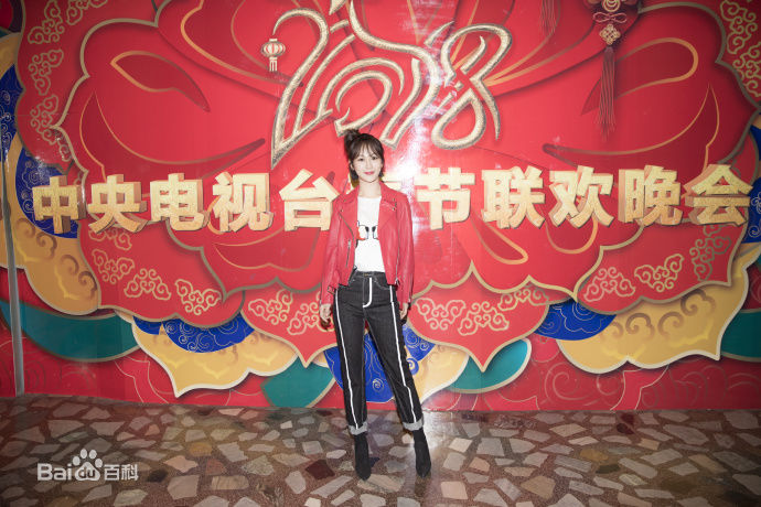杨紫(Andy)2019年中央电视台春节联欢晚会素颜照壁纸