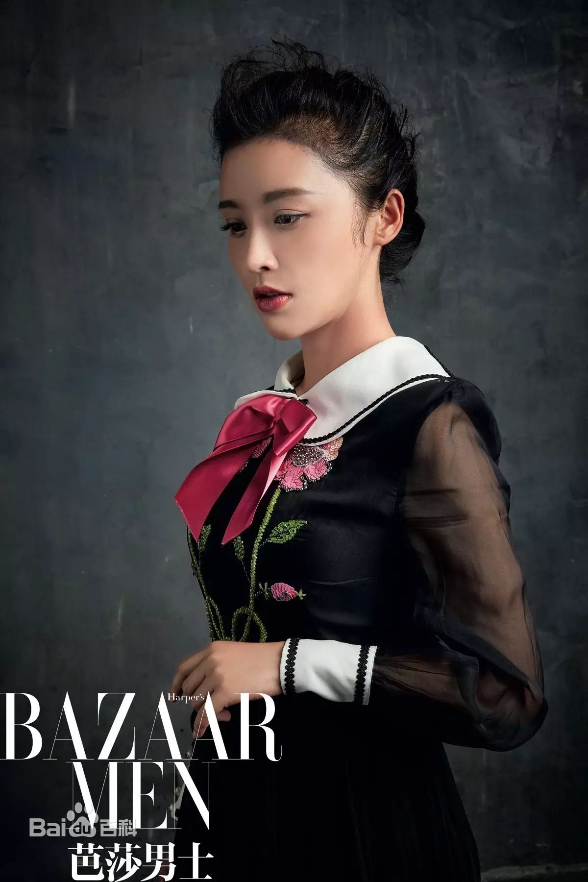 高清瑛子(Ruth)在《芭莎男士》中的图册