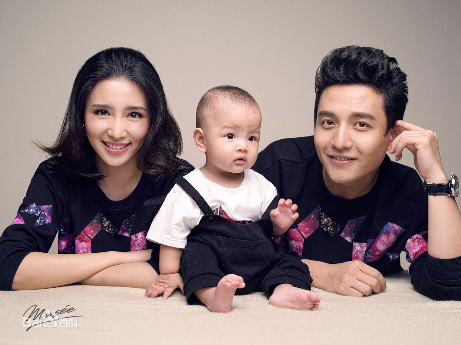 张杨果而与丈夫、儿子前后照片