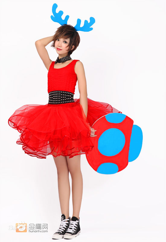 洪辰(Cici)比赛照片素颜照壁纸