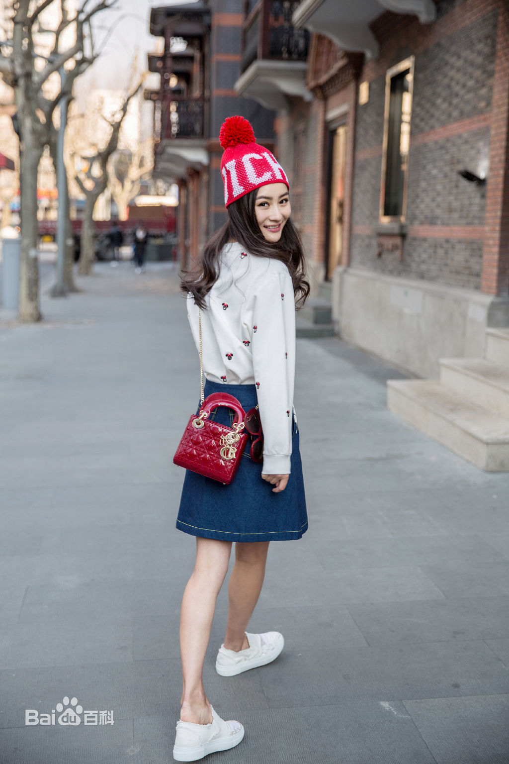 张维娜街拍壁纸壁纸