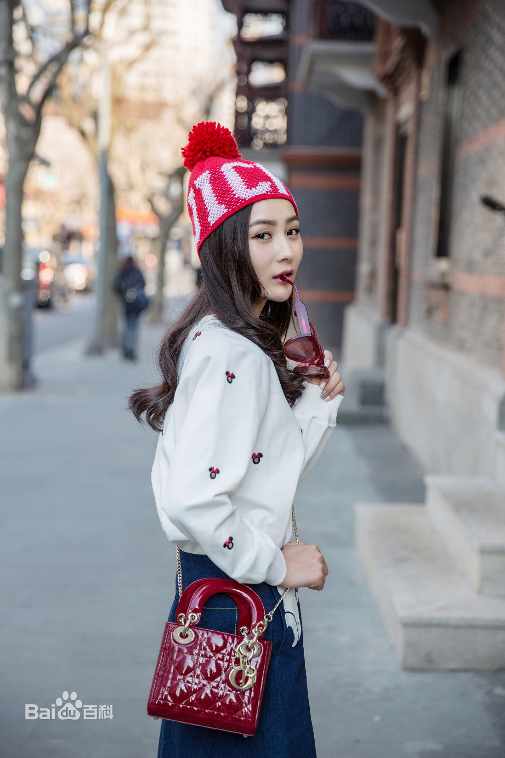 张维娜街拍壁纸壁纸