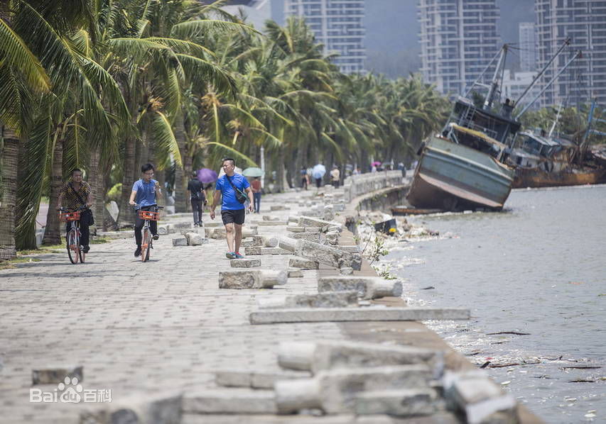 台风天鸽(Typhoon Hato)天鸽对珠海影响图片图集