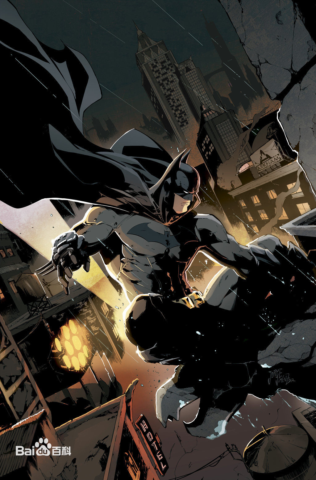 布鲁斯·韦恩(Bruce Wayne)蝙蝠侠前后照片